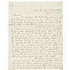 Thomas E.G. Ransom Autograph Letter Signed.  Thomas E.G. Ransom ALS 