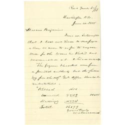 General William S. Rosecrans Pair of ALS General William S. Rosecrans Pair of Autograph Letters Sign