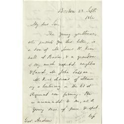 Edward Everett Collection. (4 Items) Edward Everett Collection.