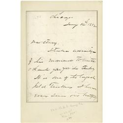 Philip H. Sheridan Autograph Letter Signed. General Philip H. Sheridan Autograph Letter Signed