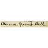 Image 2 : Alexander Graham Bell Note Signed. Alexander Graham Bell Note Signed