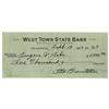 Image 3 : Eugene V. Debs Pair of Checks Signed.  Eugene V. Debs Pair of Checks Signed 