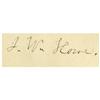Image 5 : Julia Ward Howe Autograph Note Signed: J.W. Howe  Julia Ward Howe Typed Manuscript, Signed ,