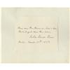 Image 1 : Julia Ward Howe Autograph Quotation Julia Ward Howe Autograph Quotation