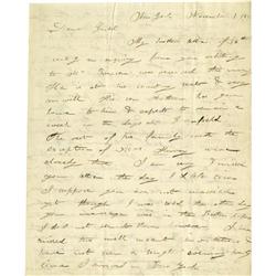 John Lowell Jr. Autographed Letter About Boston John Lowell Jr. On the Difference Between New York's