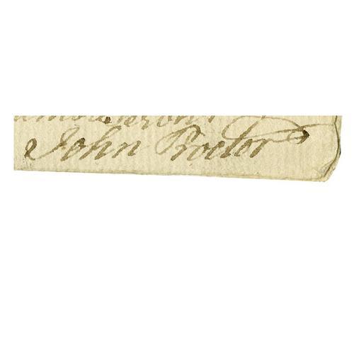 John Proctor Signed Document. (American Revolution) John Proctor ...