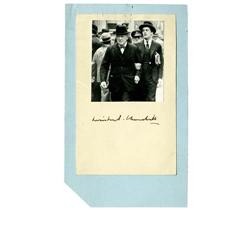 Winston S. Churchill Signed Photo Winston Churchill Signed Photo.