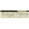 Image 2 : Rudyard Kipling Signed Photograph  Rudyard Kipling Signed Photograph 