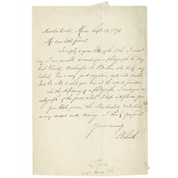 Samuel Francis Smith Autograph Letter Signed  Samuel Francis Smith Autograph Letter Signed 
