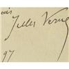 Image 2 : Jules Vern Autograph Letter Signed: Jules Verne.  Jules Verne Autograph Letter Signed 