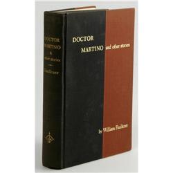 William Faulkner Signed First: Doctor Martino William Faulkner Signed Book: [I]Doctor Martino