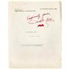 Image 1 : Donald Glut Autograph Manuscript Signed. Donald Glut Autograph Manuscript Signed of [I]The Dracula B