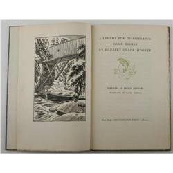 A Rare Book on Fishing by President Hoover 1930 A Very Rare Book on Fishing by President Herbert Hoo