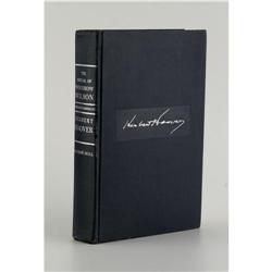 Herbert Hoover Signed Book: Ordeal of W. WIlson Herbert Hoover Signed Book: [I]The Ordeal of Woodrow