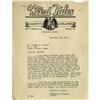 Image 2 : Robert E. Howard Manuscript and Rejection Letter Robert E. Howard Typed Manuscript and Rejection Let