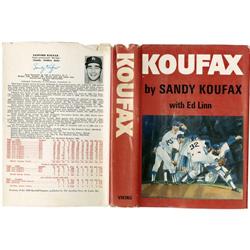 Sandy Koufax Signed Autobiography "Koufax" 1966 Sandy Koufax Signed Autobiography: [I]Koufax