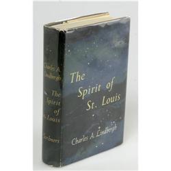 Lindberg: The Spirit Of St. Louis, signed. Charles A. Lindbergh Signed Book: [I]The Spirit Of St. Lo