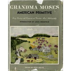 Grandma Moses Signed Book. Grandma Moses Signed Book: [I]Grandma Moses American Primitive