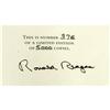 Image 2 : Ronald Reagan: Speaking My Mind Signed Ronald Reagan Signed Limited Edition: [I]Speaking My Mind