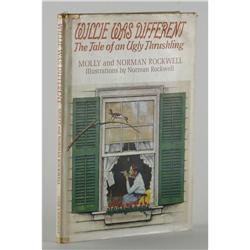 Book Signed by Legendary Artist Norman Rockwell Norman Rockwell Signed Book: [I]Willie was Different