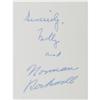 Image 2 : Book Signed by Legendary Artist Norman Rockwell Norman Rockwell Signed Book: [I]Willie was Different