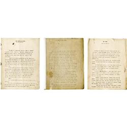 Three John Steinbeck Unpublished Short Stories. Three John Steinbeck Unpublished Short Stories.