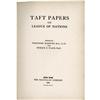 Image 2 : Wm. H Taft Signed Book "League of Nations" 1920 William Howard Taft Signed Book: [I]Taft Papers on L