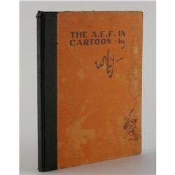 Wallgren Signed Book " The A.E.F. In Cartoon" Wallgren Signed Book