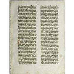 Original Leaf- Gutenberg Bible (Isaiah 13 - 17) Original Leaf from a Gutenberg Bible (Isaiah 13:14 -