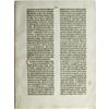 Original Leaf- Gutenberg Bible (Isaiah 13 - 17) Original Leaf from a Gutenberg Bible (Isaiah 13:14 -