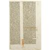 Original Leaf- Gutenberg Bible (Ezekiel 39-40) Original Leaf from a Gutenberg Bible (Ezekiel 39:7 - 