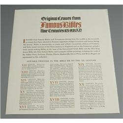 Orginal Leaves from Famous Bibles [I]Original Leaves from Famous Bibles Nine Centuries 1121-1935