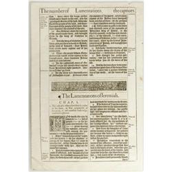 Making of the King James Bible & Original Leaf [I]The Making of the King James Bible