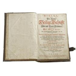 Bible German Luther Edition 1736 [I]Bible