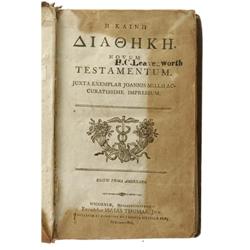 Novum Testament, New Testament 1800 Thomas [I]Novum Testamentum