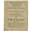 Image 1 : 1677 Account of Fire of London. 1677 Printed Account of the Fire of London.
