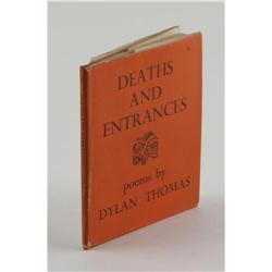DEATHS AND ENTRANCES Dylan Thomas 1ST EDITION  [I] Deaths And Entrances. 