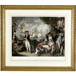 1795 Engraving "Lord Howe's Victory"  Engraving, "Lord Howe's Victory On The Glorious First of June 