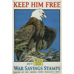 Keep Him Free World War I Poster  Keep Him Free World War I Poster 