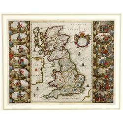 Willem Blaeu map of Saxon Britain  Willem Blaeu map of Saxon Britain,
