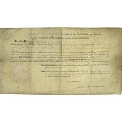 James Madison and James Monroe Document Signed James Madison and James Monroe Document Signed
