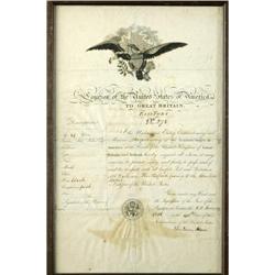 John Quincy Adams Document Signed John Quincy Adams Document Signed,