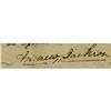 Image 2 : Andrew Jackson DS 1801  Andrew Jackson: A very early document signed twice as a 34 year old Justice 