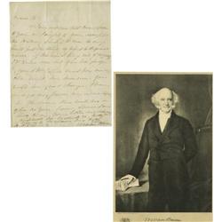Martin Van Buren Autograph Letter Signed. Martin Van Buren Autograph Letter Signed
