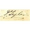 Image 2 : John Tyler Signature on a free-franked envelope  John Tyler Signature