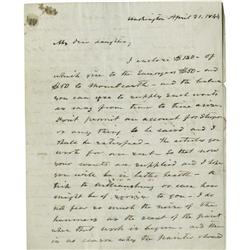 John Tyler Writes a Personal Letter as President John Tyler writes a personal letter as President to