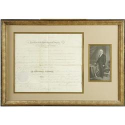 James Buchanan Document Signed  James Buchanan Document Signed.