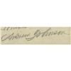 Image 3 : Andrew Johnson Autograph Endorsement Signed Andrew Johnson Autograph Endorsement Signed As President
