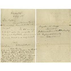 Two Rutherford B. Hayes ALS  Two Rutherford B. Hayes Autograph Letters Signed,