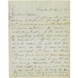 James A. Garfield ALS  James A. Garfield Autograph Letter Signed,